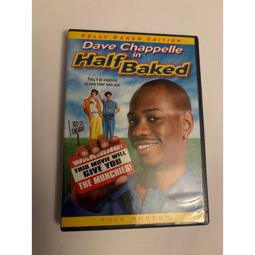 Half Baked Dave Chappelle Fully Baked Edition DVD Full Screen Comedy Movie‎